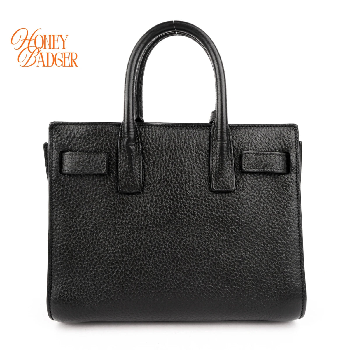 Saint Laurent Sac de Jour Nano Grained Leather Black Rank A