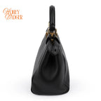 Fendi Peekaboo ISeeU Mini Black Leather 2Way Bag G3507 Rank A