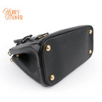 Prada Galleria Small Saffiano Leather 2WAY Bag Black Nero