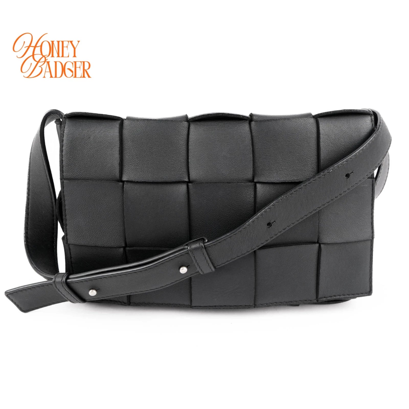 Bottega Veneta Cassette Intrecciato Black Grade A