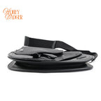 Dior Saddle Pouch Grained Calfskin Black Silver Hardware Rank A