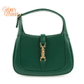 Gucci Jackie 1961 Mini Leather Emerald Green Gold Hardware Rank S