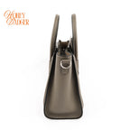 Celine Luggage Nano Grained Calfskin Taupe Rank A