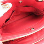 Dior Soft Shopping Tote Cannage Lambskin Red Gold Hardware Rank AB