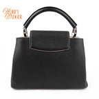 Louis Vuitton Capucines BB Leather Black Rank A
