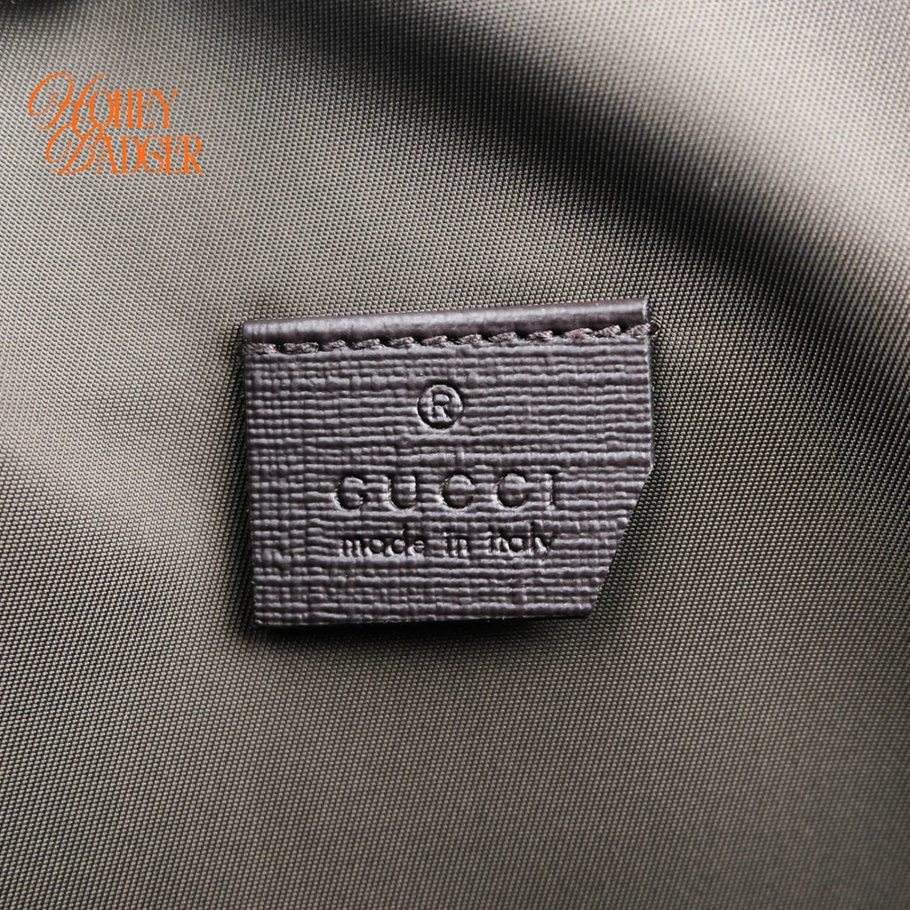 Gucci Original GG Canvas Web Single Buckle Flap Messenger Beige Rank A