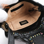 Fendi Baguette Mini Black Leather Rank A