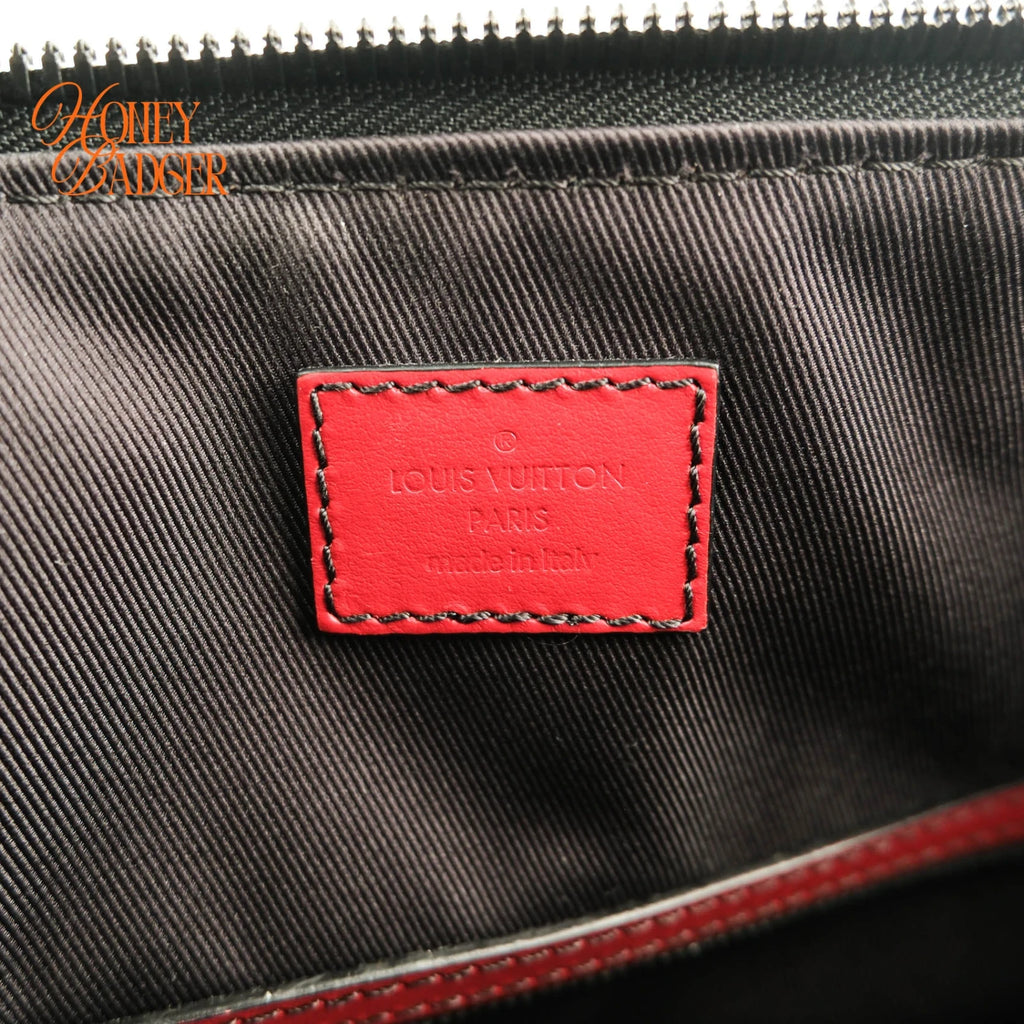 Louis Vuitton Keepall Bandoulière Wavy 50 Epi Leather Colorblock Multicolor Black Hardware Rank A