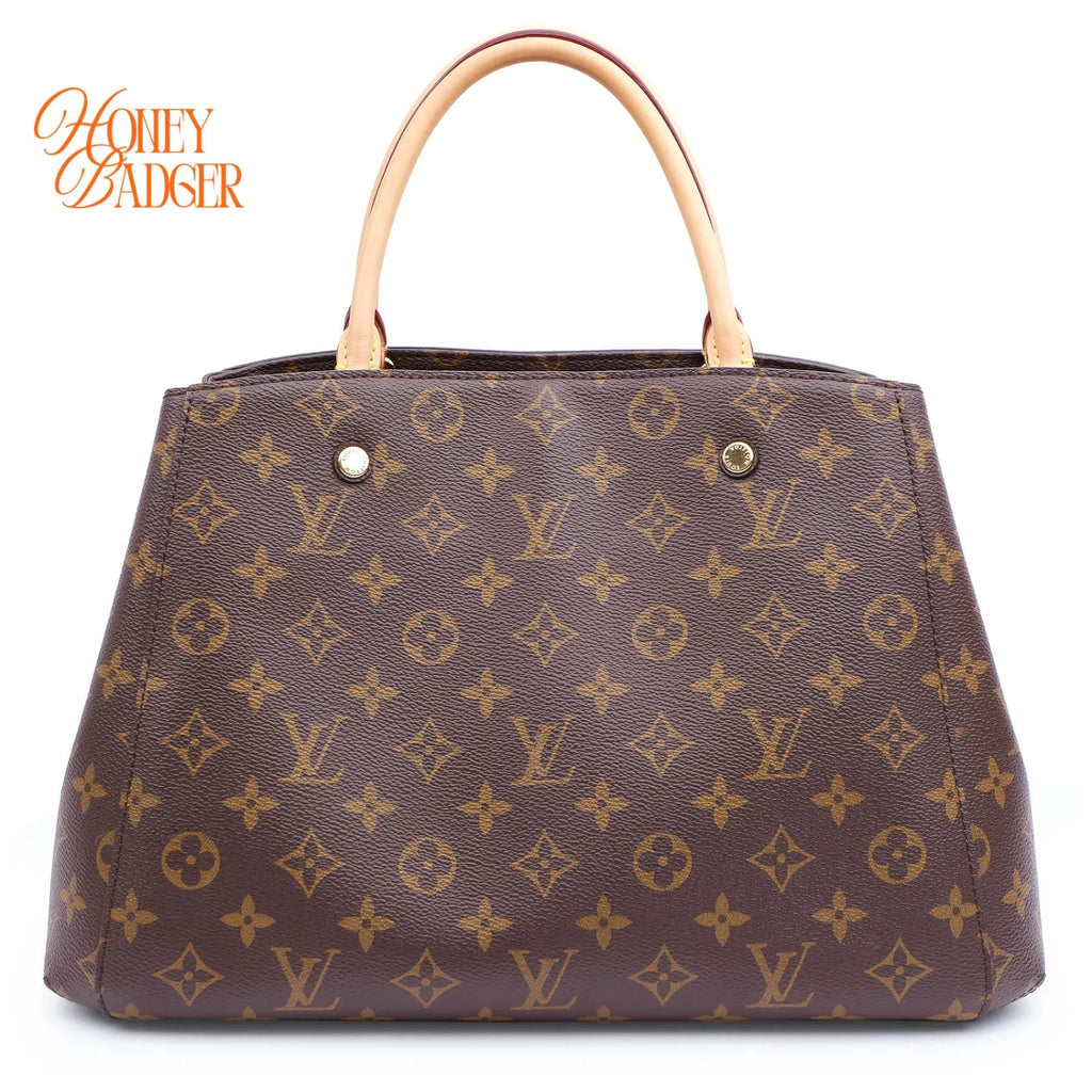 Louis Vuitton Montaigne MM Monogram Canvas Brown Rank A