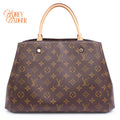 Louis Vuitton Montaigne MM Monogram Canvas Brown Rank A