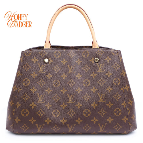 Louis Vuitton Montaigne MM Monogram Canvas Brown Rank A