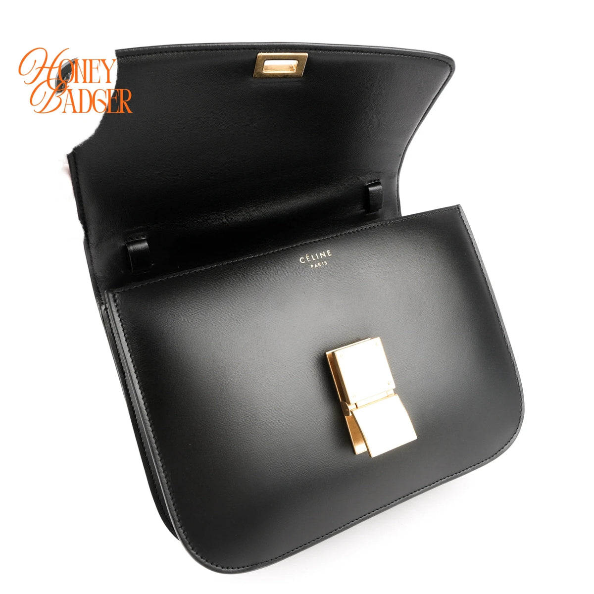 Celine Classic Box Leather/Black Rank AB
