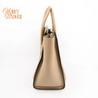 Celine Luggage Mini Beige Grained Calfskin 2Way Bag Rank A