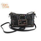 Fendi Baguette Mini Black Leather Rank A