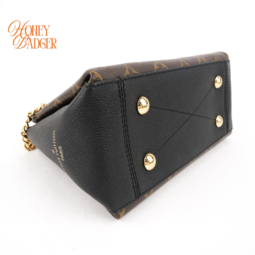 Louis Vuitton Surene Monogram Canvas/Black Leather Rank A