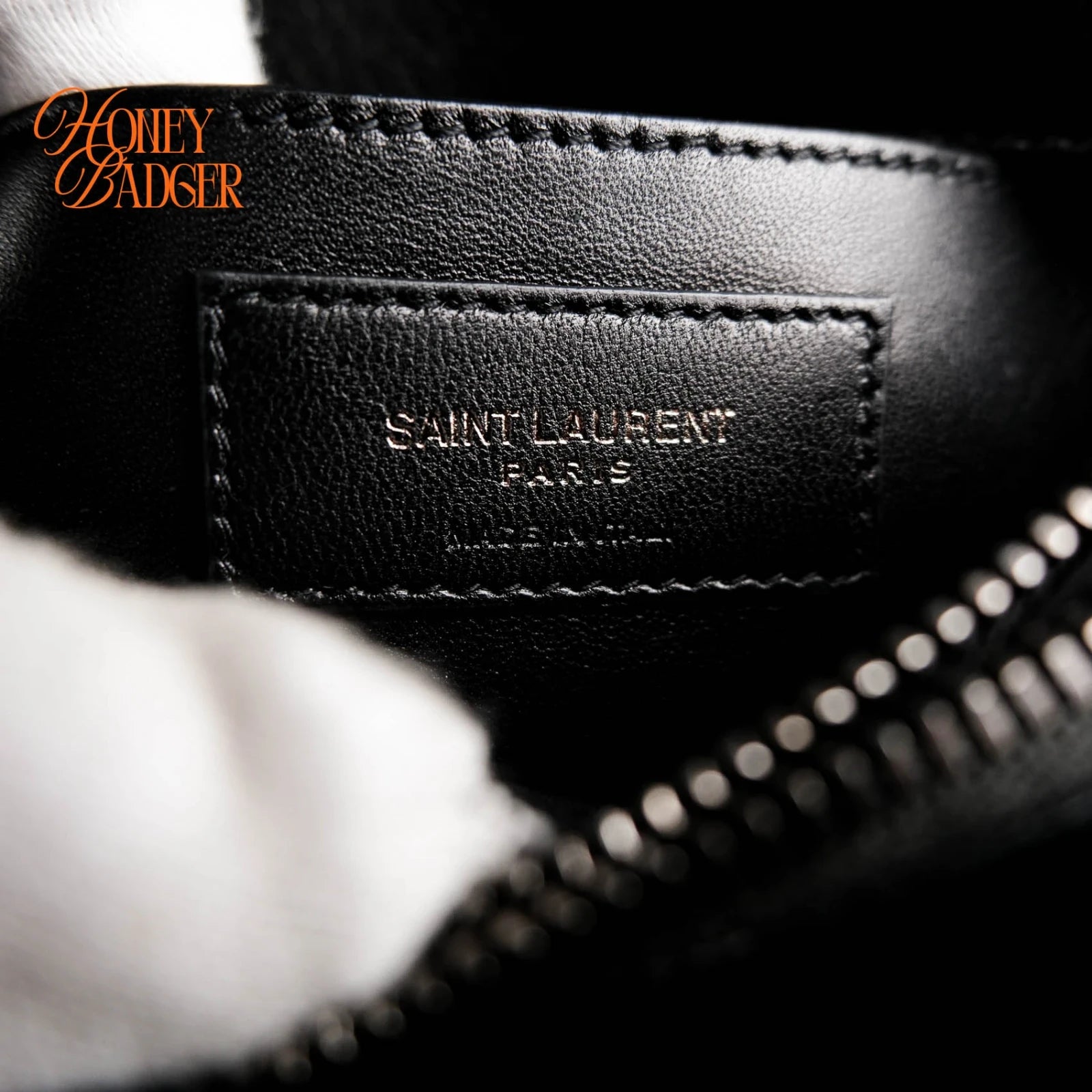 Saint Laurent College Medium Chevron Quilted Leather Black Silver Hardware