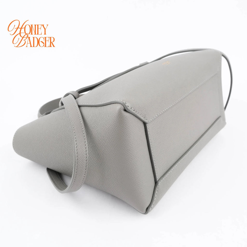 Celine Belt Bag Micro Gray Leather Grade A