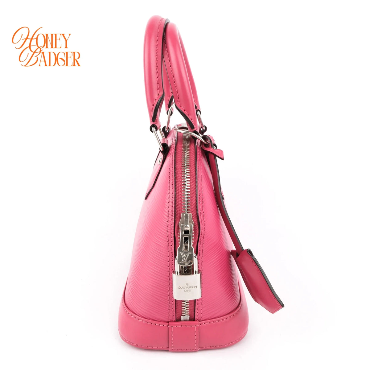 Louis Vuitton Alma BB Fuchsia Epi Leather 2-Way Bag Rank A