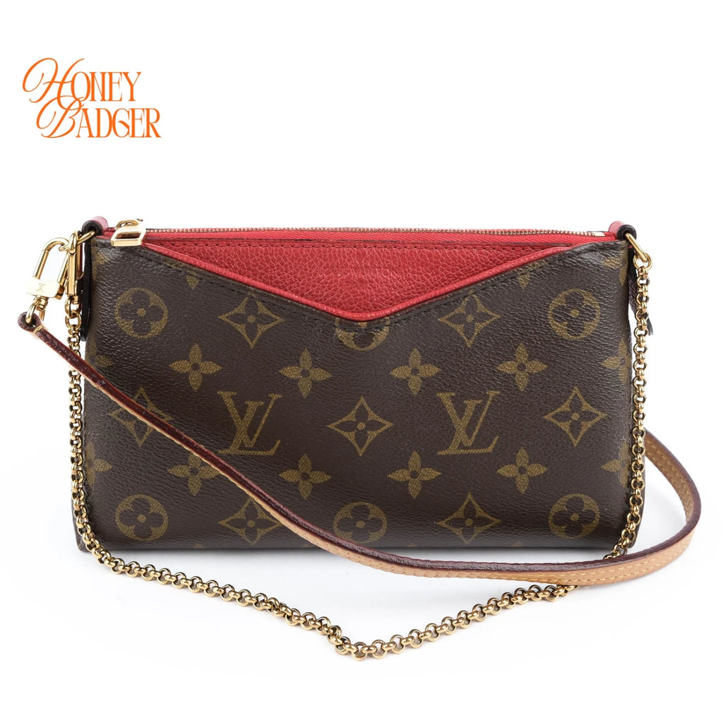 Louis Vuitton Pallas Monogram Canvas Clutch 3 in 1 M41638