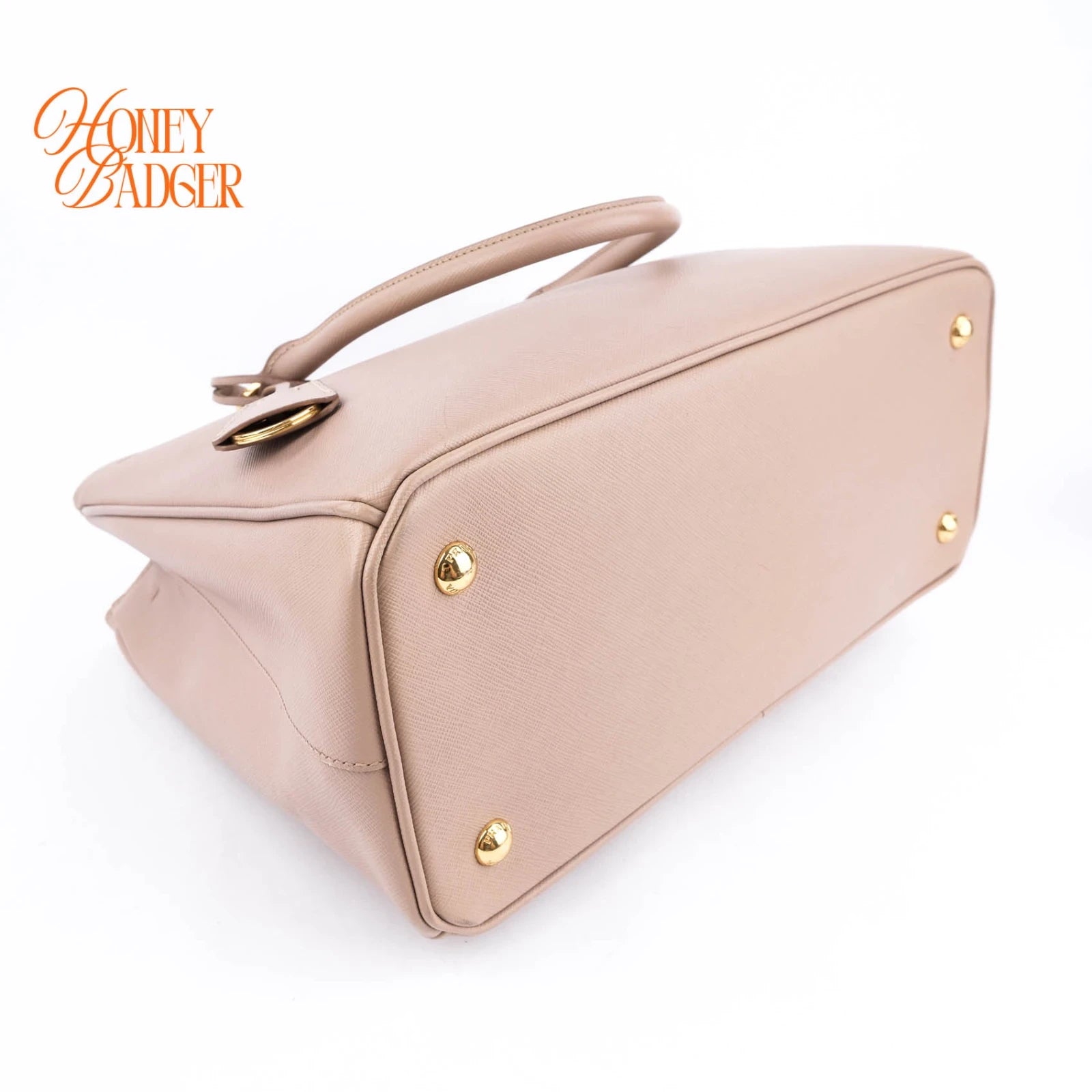 Prada Galleria Medium Saffiano Leather Beige Rank A