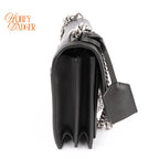Saint Laurent Sunset Medium Grained Leather Grey Silver Hardware Rank A