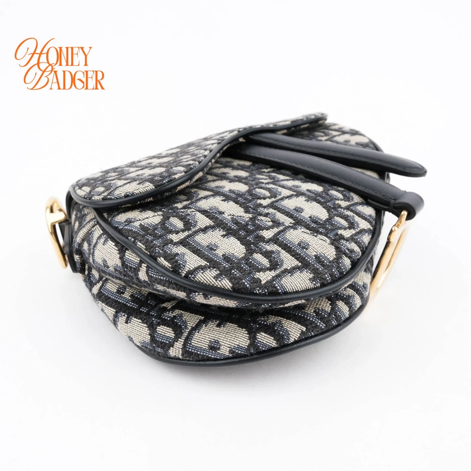 Dior Saddle Small Oblique Jacquard Blue Rank A