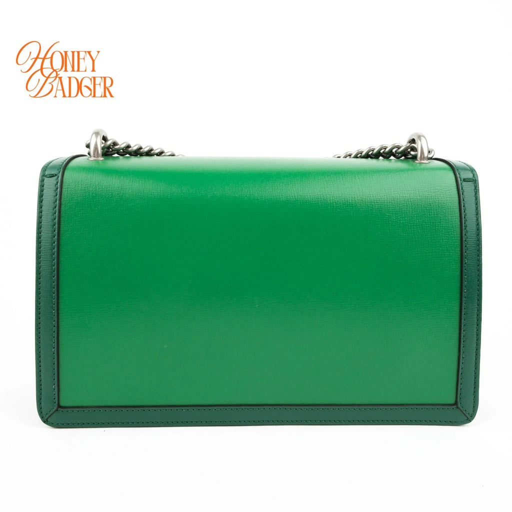Gucci Dionysus Small Shoulder Bag Calfskin Emerald Green Two-Tone Hardware Rank A
