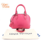 Louis Vuitton Alma BB Fuchsia Epi Leather 2-Way Bag Rank A