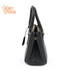 Prada Galleria Mini Saffiano Leather 2WAY Bag Black Nero
