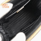 Prada Galleria Mini Saffiano Leather 2WAY Bag Black Nero