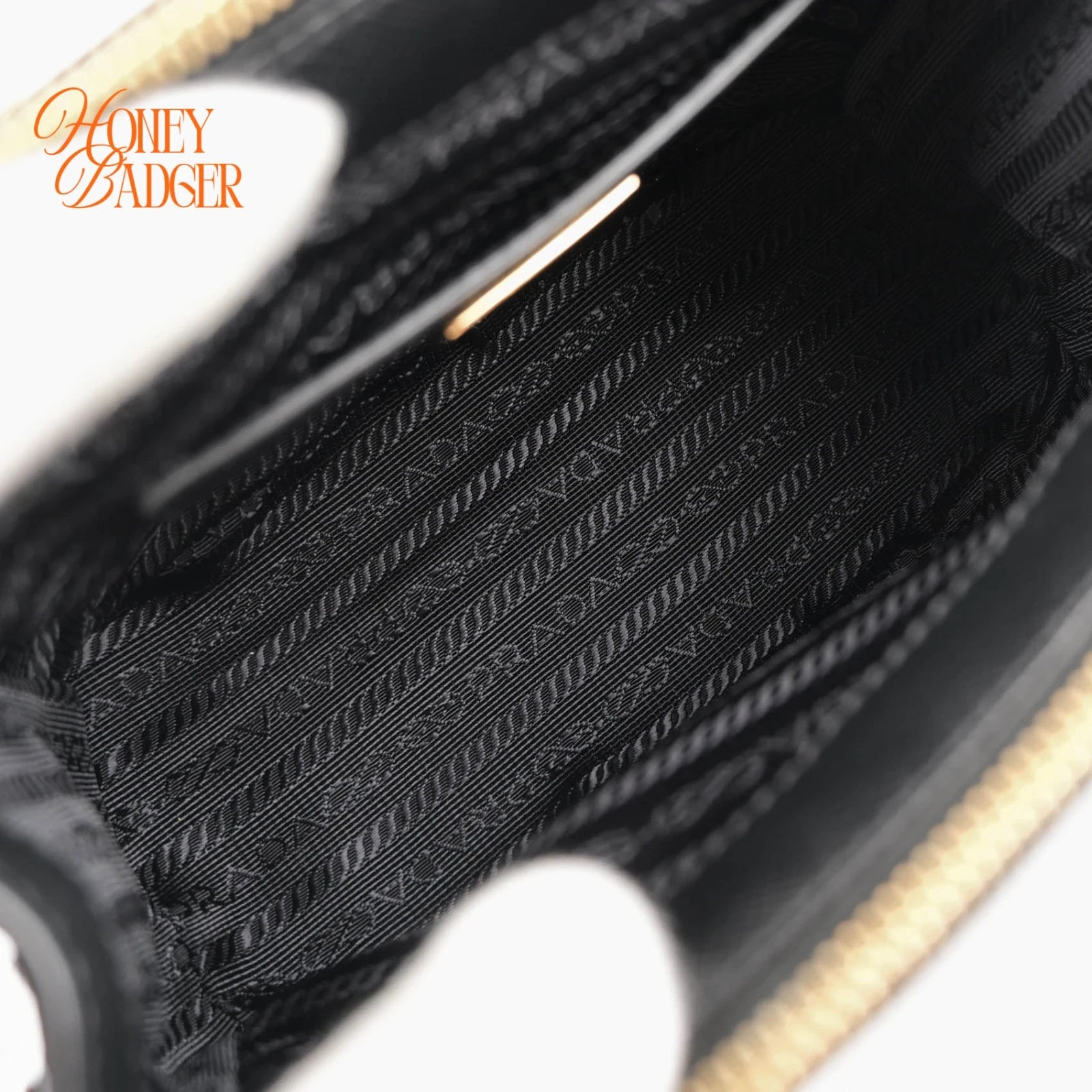 Prada Galleria Mini Saffiano Leather 2WAY Bag Black Nero
