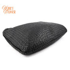 Bottega Veneta Maxi Veneta Hobo Intrecciato Nappa Leather Black Rank AB