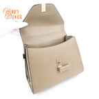 Valextra Iside Mini Millepunte Calfskin Beige Cachemire Gold Hardware Rank A