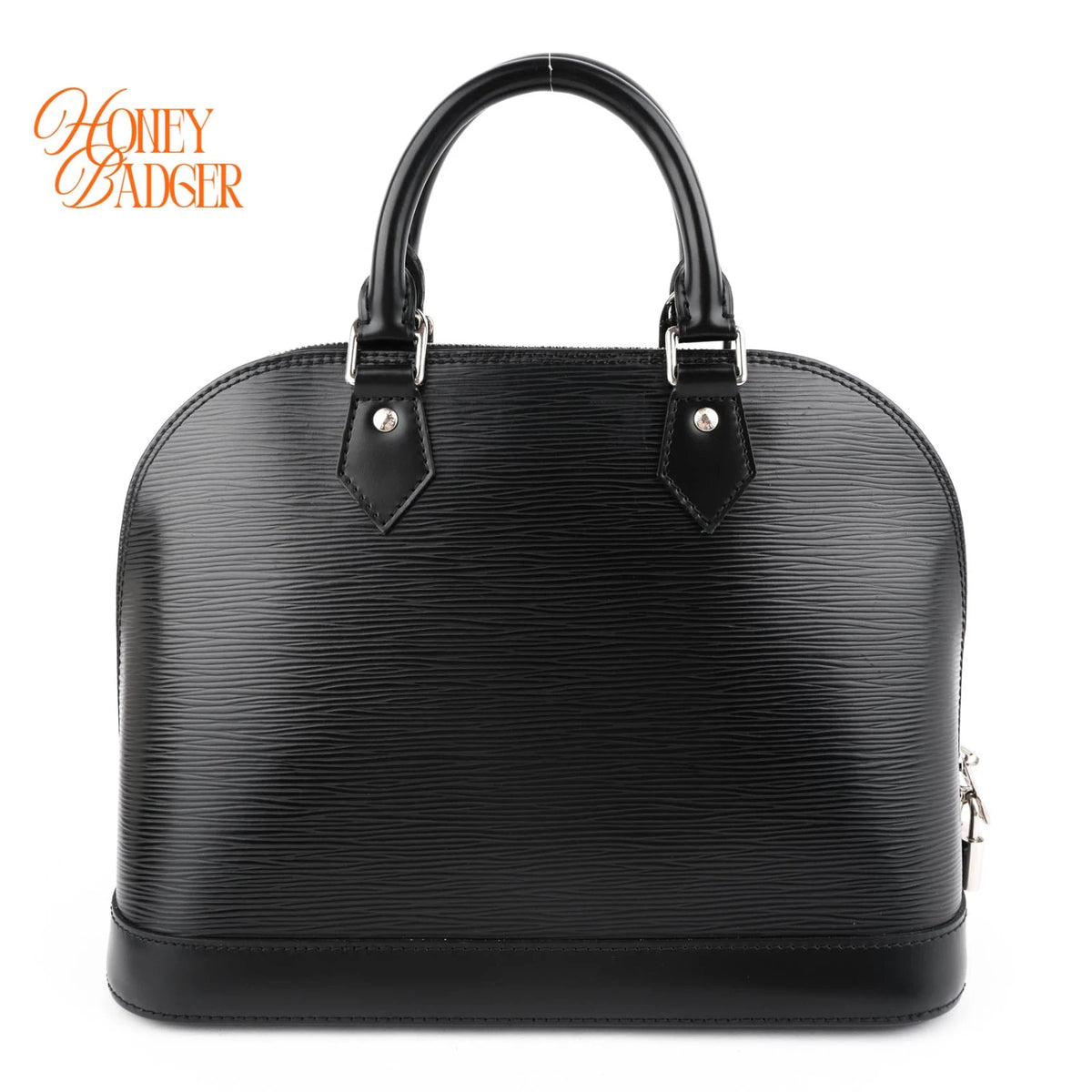 Louis Vuitton Alma PM Epi Leather Black Silver Hardware Rank A