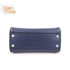 Fendi Peekaboo Mini Selleria Grained Leather Blue Rank A