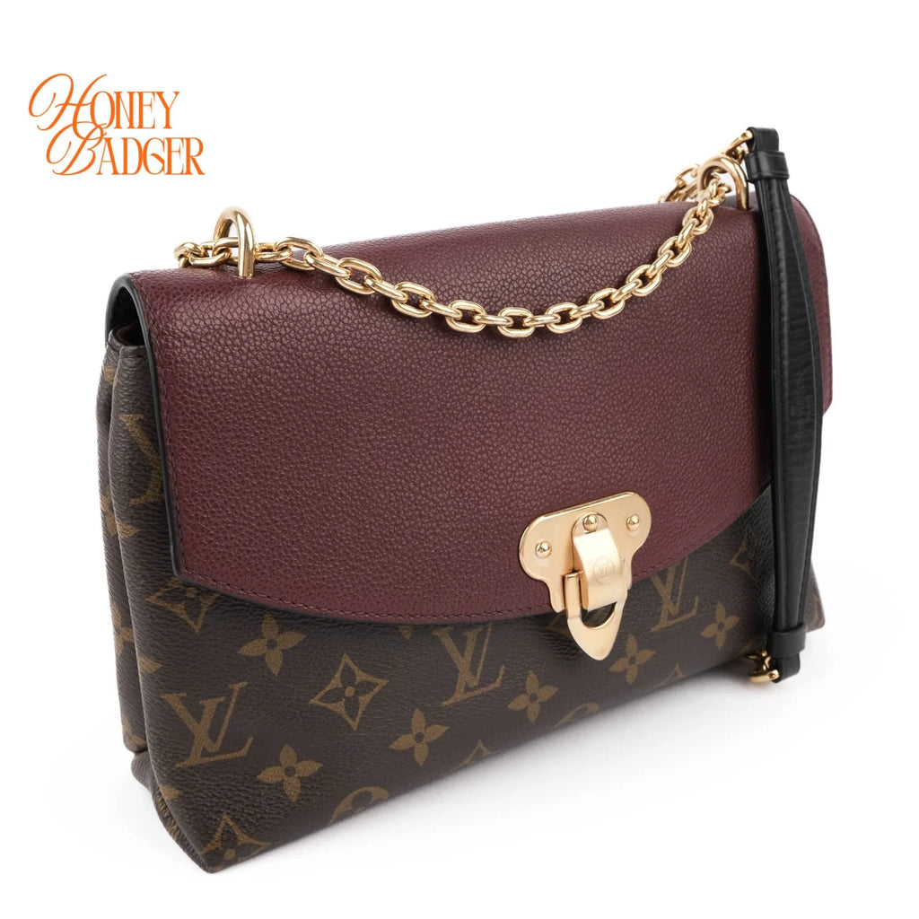 Louis Vuitton Saint Placide Monogram Canvas and Leather Bordeaux Rank A
