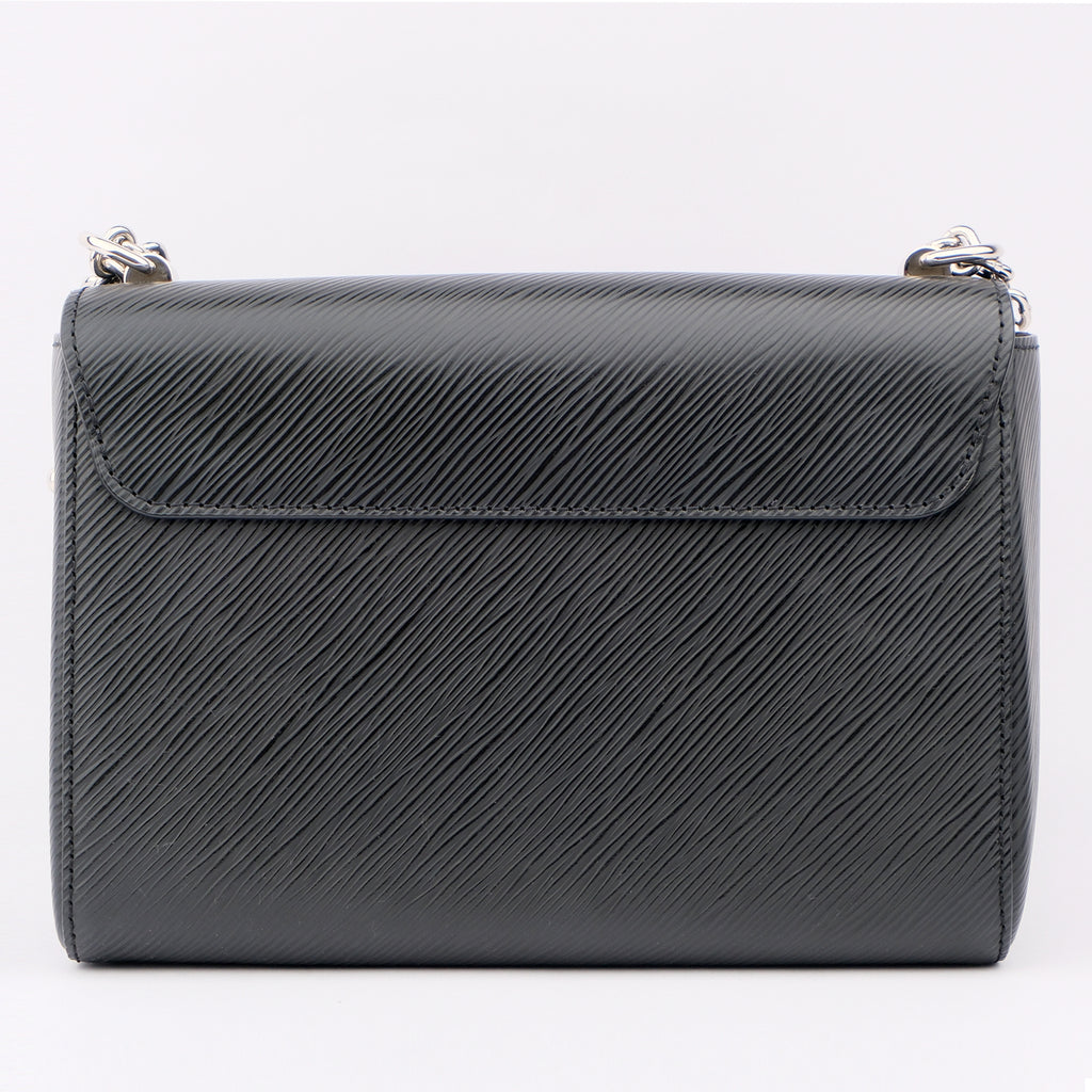 Louis Vuitton Twist MM M50282 Epi Leather Black Silver Hardware Shoulder Bag