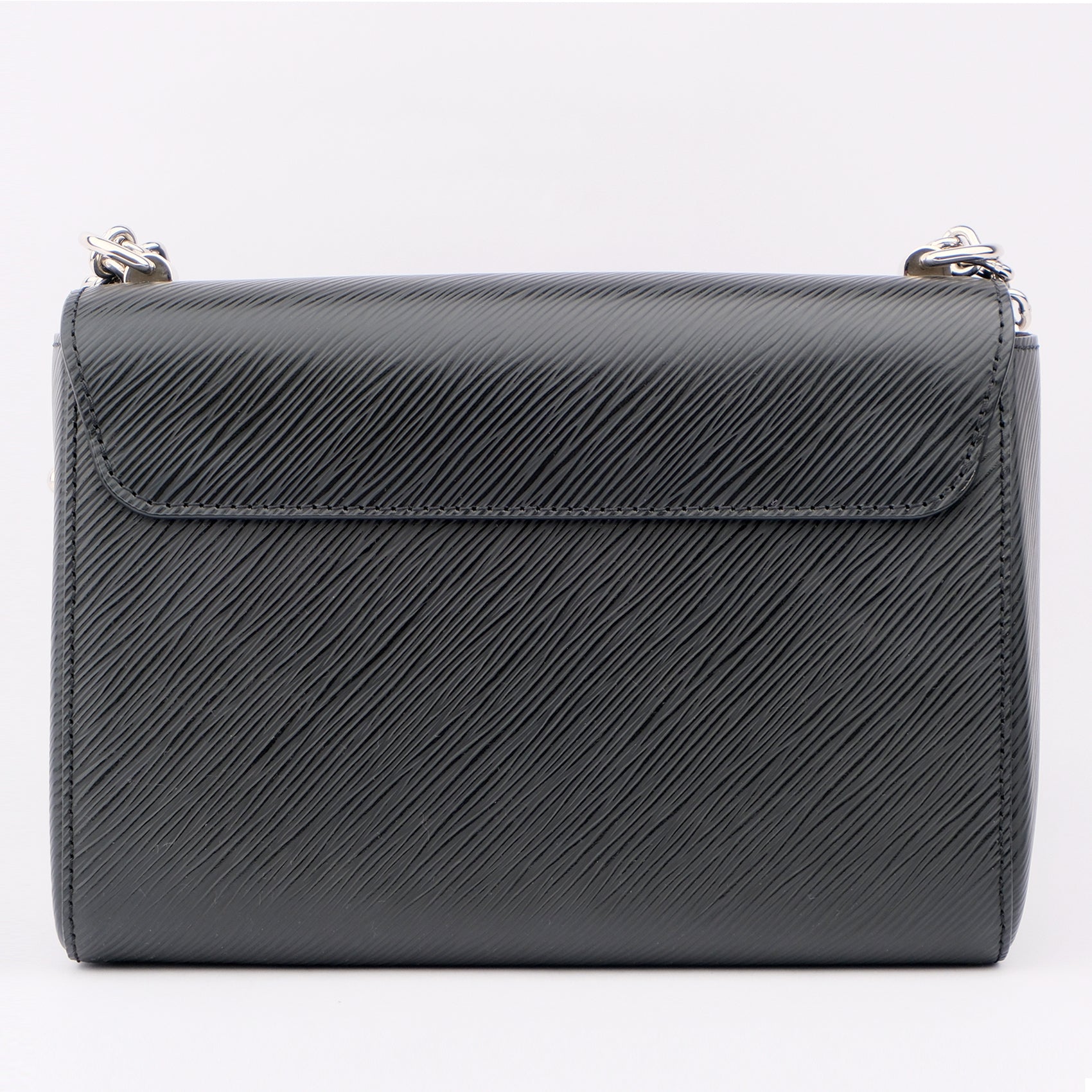 Louis Vuitton Twist MM M50282 Epi Leather Black Silver Hardware Shoulder Bag