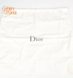 Dior Saddle Large Denim and Patent Leather Grey Pink Rank A