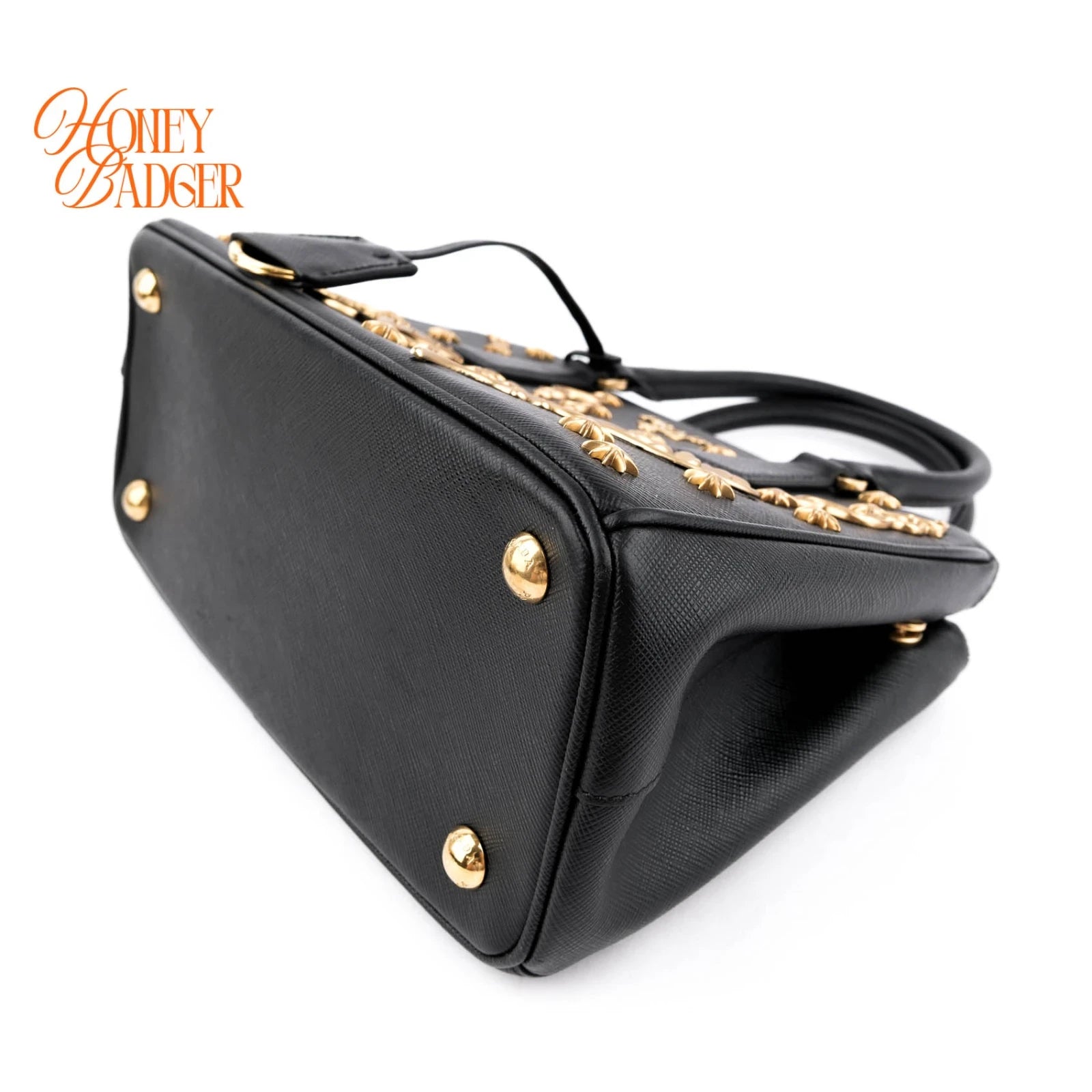 Prada Galleria Small Saffiano Leather Black Rank A