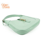 Gucci Jackie 1961 Medium Patent Leather Mint Green Rank A