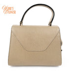 Valextra Iside Mini Millepunte Calfskin Beige Cachemire Gold Hardware Rank A