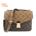 Louis Vuitton Pochette Métis Monogram Reverse Canvas Brown Rank A