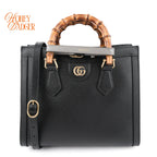 Gucci Diana Small Leather Black Rank S