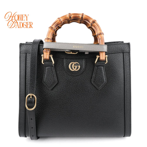 Gucci Diana Small Leather Black Rank S
