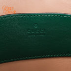 Gucci Jackie 1961 Mini Chain Shoulder Bag Green Patent Leather 699651