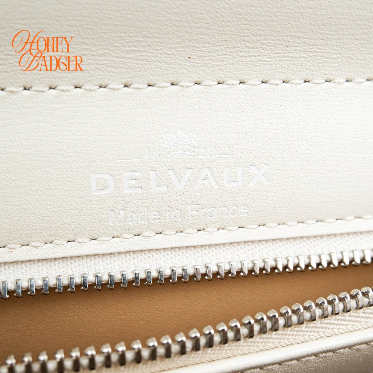 Delvaux Brillant MM Toile de Cuir Rainbow & Calf Souple Ivory Rank A