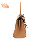 Delvaux Brillant Mini Rodéo Calf Tan Brown Palladium Hardware Rank AB