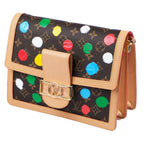 UNUSED ITEM | Louis Vuitton x Yayoi Kusama Monogram Sac Dauphine MM M46431 - Brown Multicolor (RFID Chip & Box)