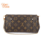Louis Vuitton Favorite PM Monogram Canvas Shoulder Clutch Bag Rank A